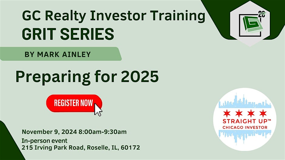 GC Realty Investor Training (GRIT) Series - Final Event of 2024